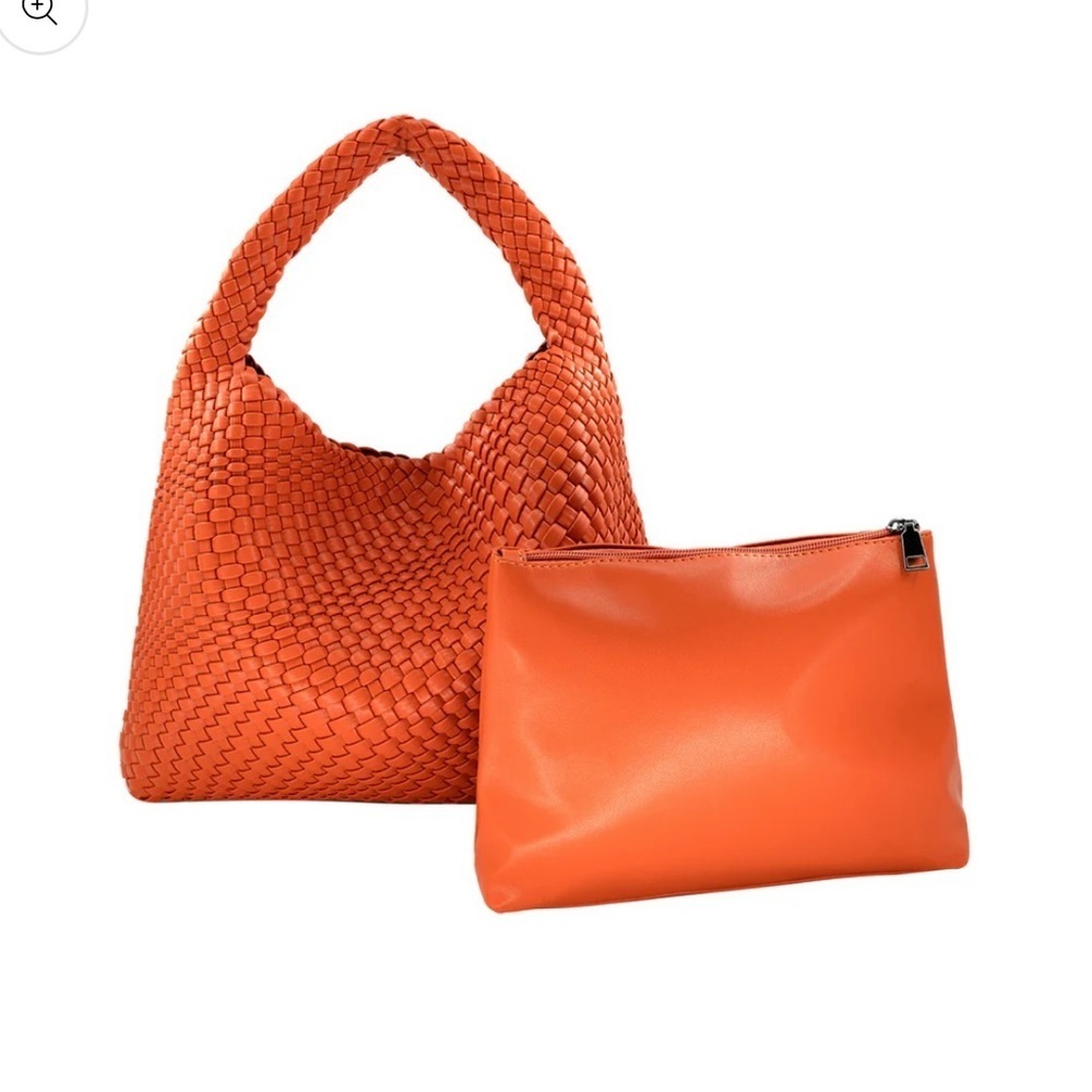 Stylish Pink  Or Orange & Matching Makeup Case - Picture 3 of 4